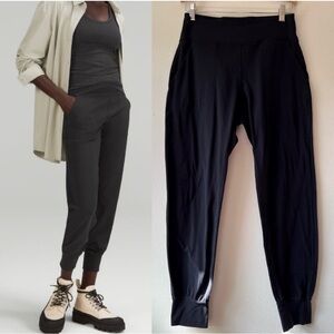 Lululemon black jogger leggings pants‎ size 8